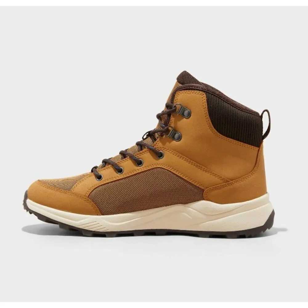 All in Motion Men's Brown Winter Hiking Boots Lace Up‎ Durable